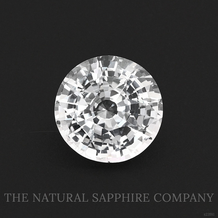 3.56 Ct. White Sapphire from Ceylon (Sri Lanka)