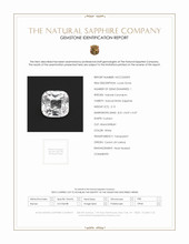 3.15 Ct. White Sapphire from Ceylon (Sri Lanka) Scan Report