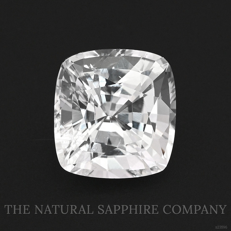 3.86 Ct. White Sapphire from Ceylon (Sri Lanka)