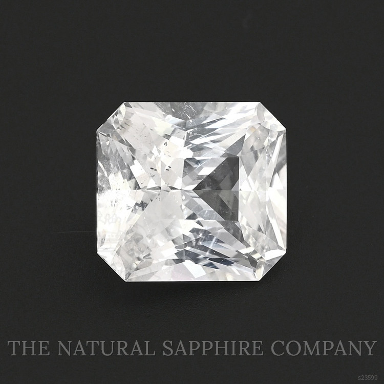 3.76 Ct. White Sapphire from Ceylon (Sri Lanka)