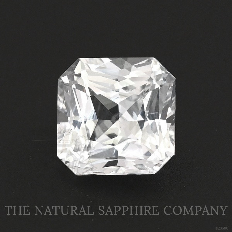3.76 Ct. White Sapphire from Ceylon (Sri Lanka)