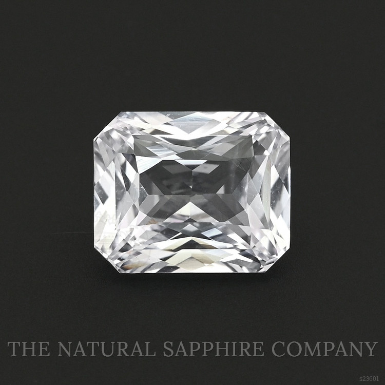3.19 Ct. White Sapphire from Ceylon (Sri Lanka)