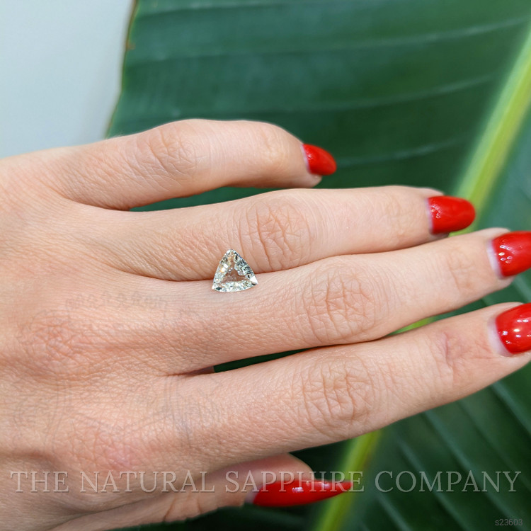 1.32 Ct. White Sapphire from Ceylon (Sri Lanka)