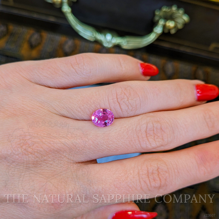 2.10 Ct. Pink Sapphire from Ceylon (Sri Lanka)