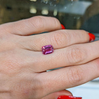 2.10 Ct. Pink Sapphire from Ceylon (Sri Lanka) Life Style