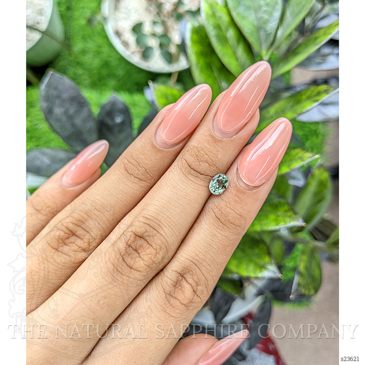 1.00 Ct. Green Sapphire from Madagascar