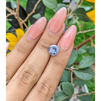 2.60 Ct. Violet Sapphire from Ceylon (Sri Lanka) Life Style