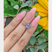 1.82 Ct. Blue Sapphire from Ceylon (Sri Lanka) Life Style