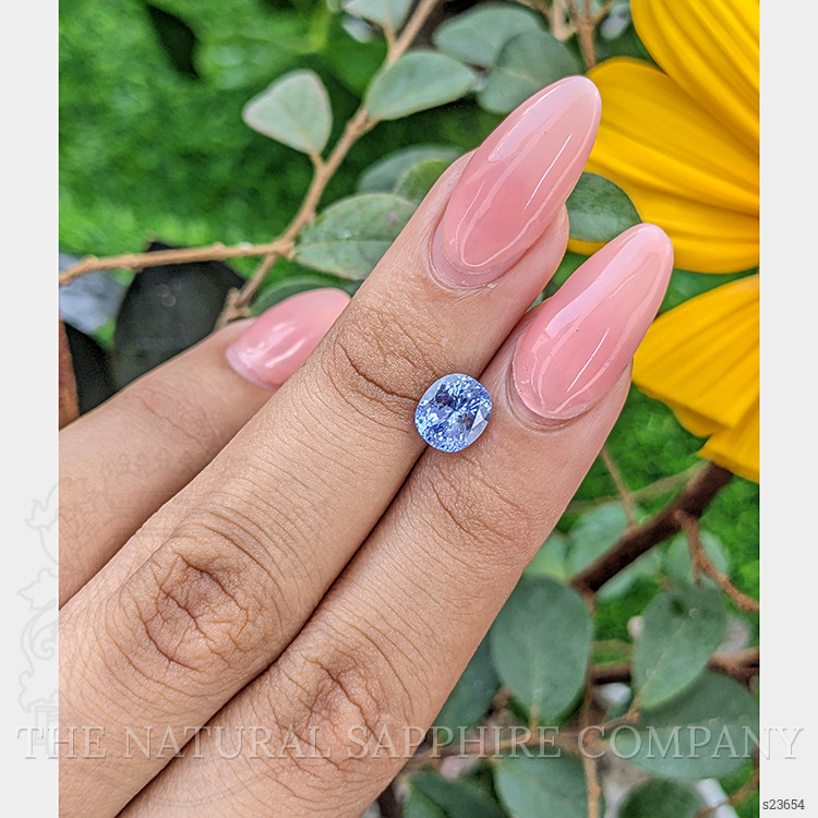 1.82 Ct. Blue Sapphire from Ceylon (Sri Lanka)