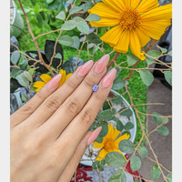 1.16 Ct. Violet Sapphire from Ceylon (Sri Lanka) Life Style