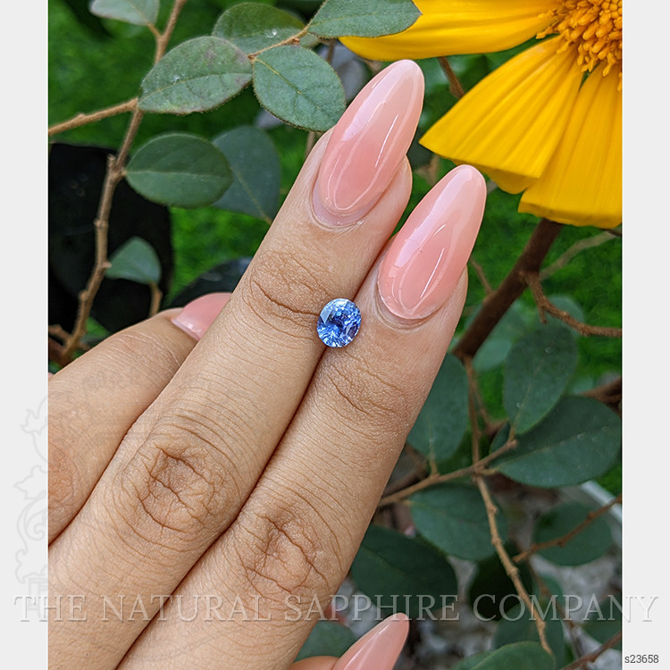 1.15 Ct. Blue Sapphire from Ceylon (Sri Lanka)