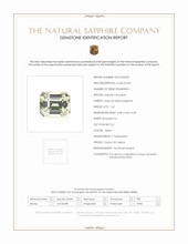 1.62 Ct. Yellow Sapphire from Ceylon (Sri Lanka) Scan Report