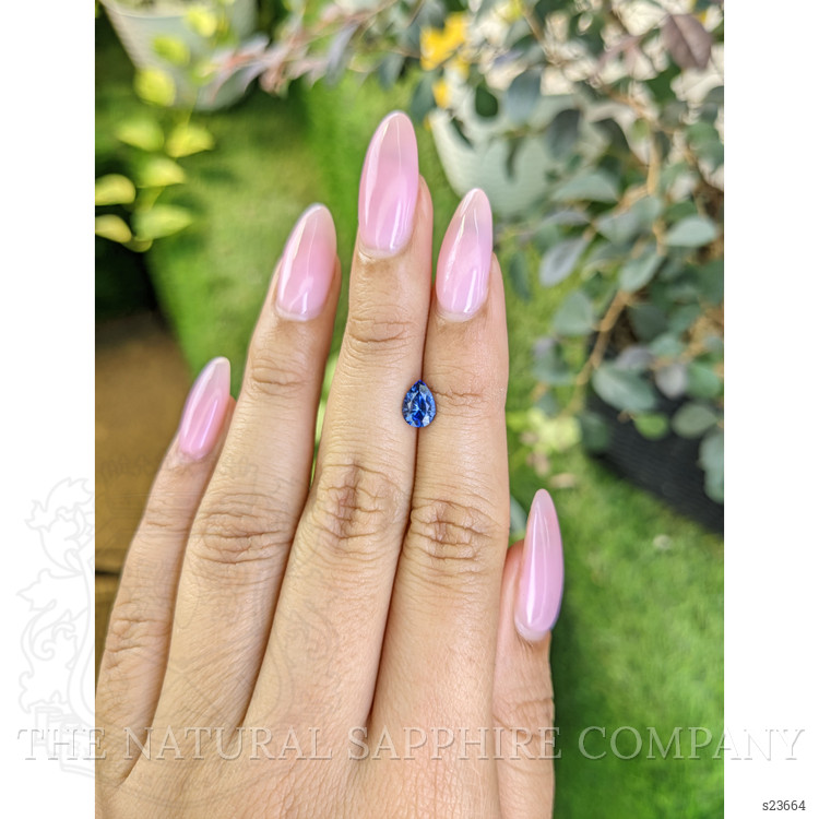 0.97 Ct. Blue Sapphire from Ceylon (Sri Lanka)