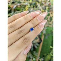 0.87 Ct. Blue Sapphire from Ceylon (Sri Lanka) Life Style