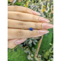 0.87 Ct. Blue Sapphire from Ceylon (Sri Lanka) Life Style