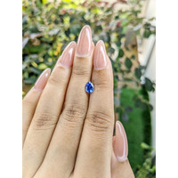 0.87 Ct. Blue Sapphire from Ceylon (Sri Lanka) Life Style