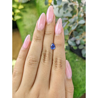 0.90 Ct. Blue Sapphire from Ceylon (Sri Lanka) Life Style