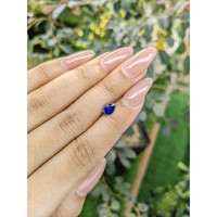 0.83 Ct. Blue Sapphire from Ceylon (Sri Lanka) Life Style