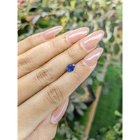 0.85 Ct. Blue Sapphire from Ceylon (Sri Lanka) Life Style