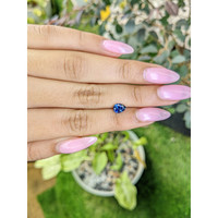 0.75 Ct. Blue Sapphire from Ceylon (Sri Lanka) Life Style