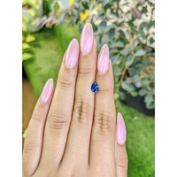 0.75 Ct. Blue Sapphire from Ceylon (Sri Lanka) Life Style