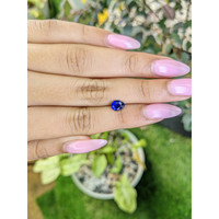 0.89 Ct. Blue Sapphire from Ceylon (Sri Lanka) Life Style