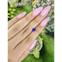 0.89 Ct. Blue Sapphire from Ceylon (Sri Lanka) Life Style