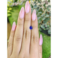 0.89 Ct. Blue Sapphire from Ceylon (Sri Lanka) Life Style