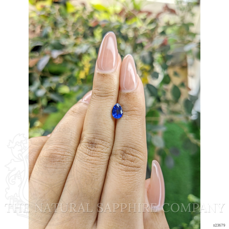 0.94 Ct. Blue Sapphire from Ceylon (Sri Lanka)