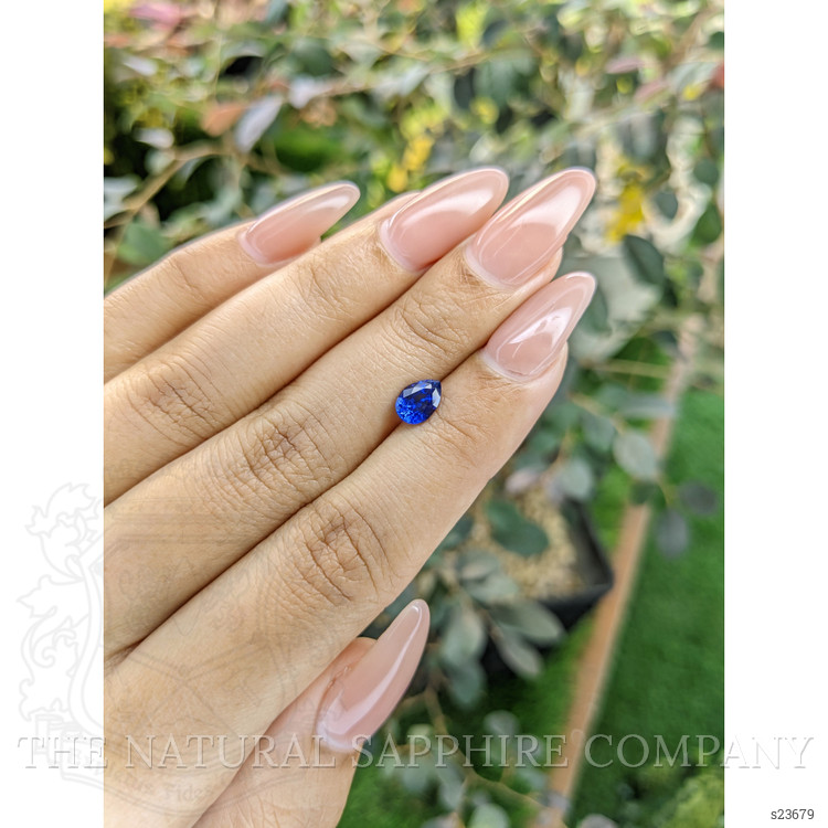 0.94 Ct. Blue Sapphire from Ceylon (Sri Lanka)