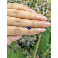 0.82 Ct. Blue Sapphire from Ceylon (Sri Lanka) Life Style