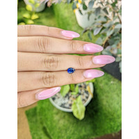 0.94 Ct. Blue Sapphire from Ceylon (Sri Lanka) Life Style