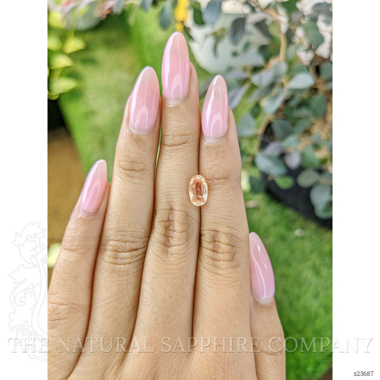 2.07 Ct. Padparadscha Sapphire from Ceylon (Sri Lanka)