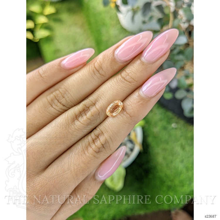 2.07 Ct. Padparadscha Sapphire from Ceylon (Sri Lanka)