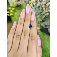 1.56 Ct. Blue Sapphire from Ceylon (Sri Lanka) Life Style