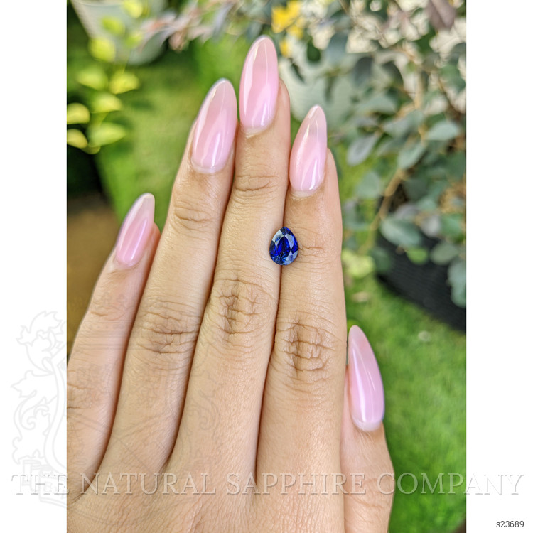 1.56 Ct. Blue Sapphire from Ceylon (Sri Lanka)