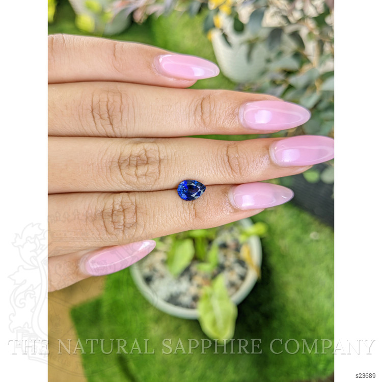 1.56 Ct. Blue Sapphire from Ceylon (Sri Lanka)