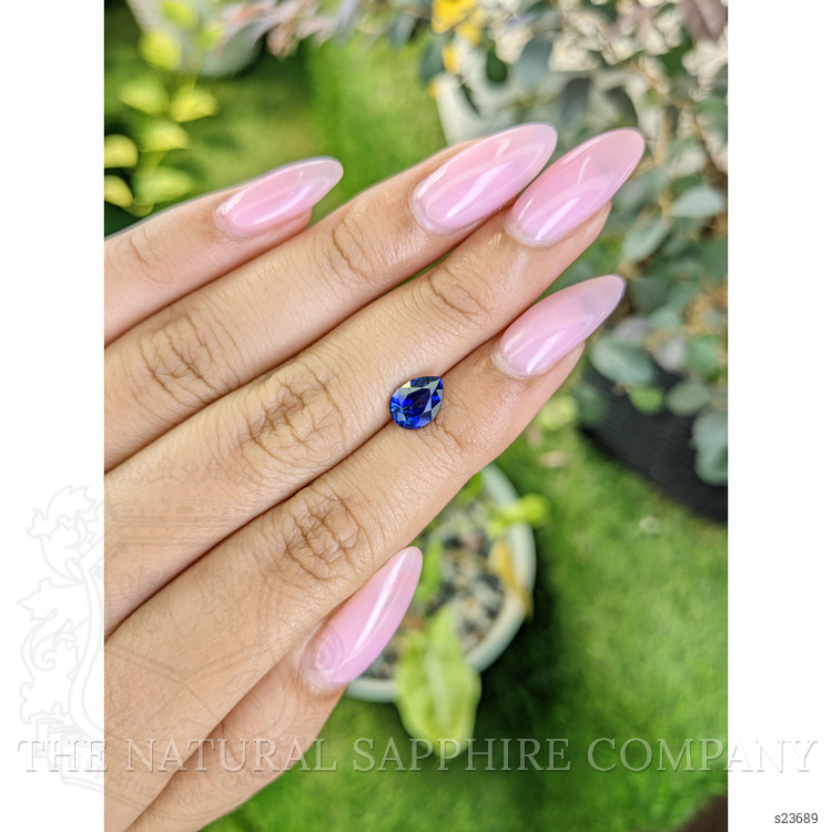 1.56 Ct. Blue Sapphire from Ceylon (Sri Lanka)