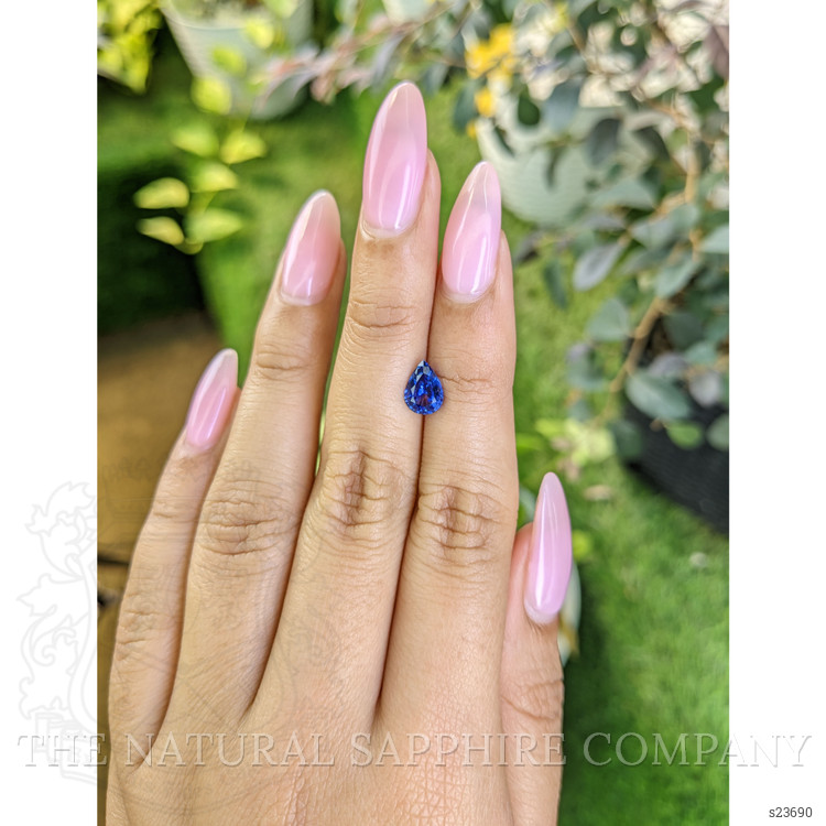 1.20 Ct. Blue Sapphire from Ceylon (Sri Lanka)