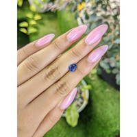 1.20 Ct. Blue Sapphire from Ceylon (Sri Lanka) Life Style