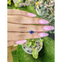 1.20 Ct. Blue Sapphire from Ceylon (Sri Lanka) Life Style