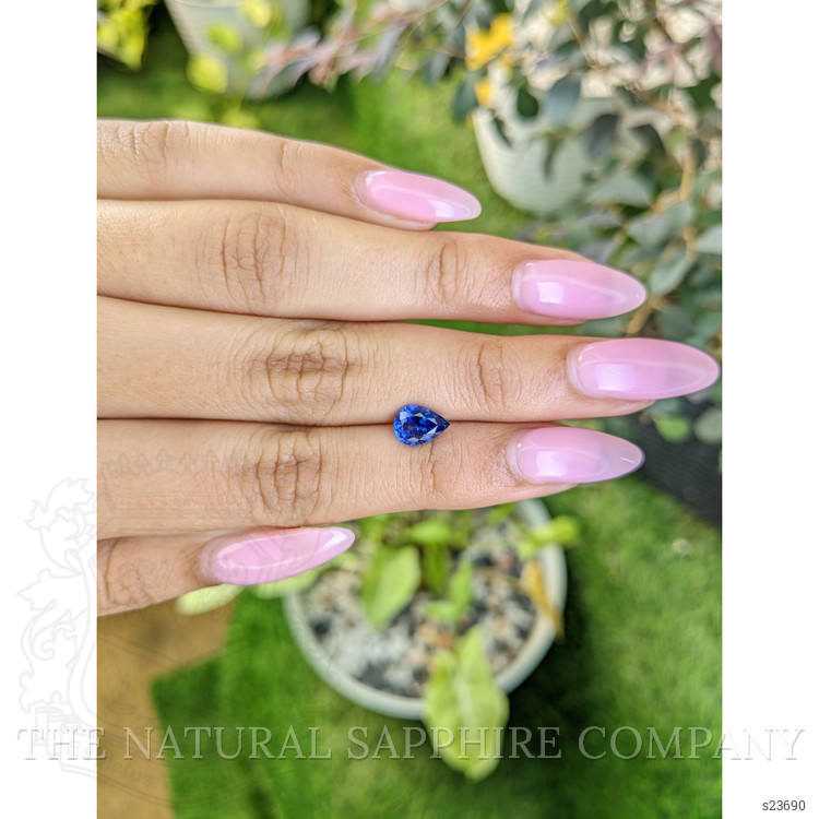 1.20 Ct. Blue Sapphire from Ceylon (Sri Lanka)