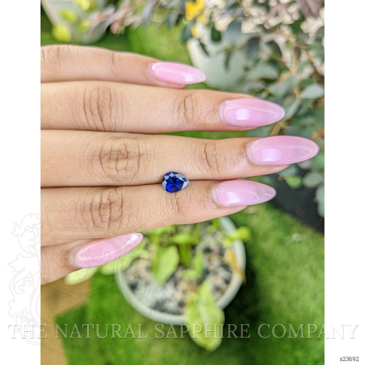 1.33 Ct. Blue Sapphire from Ceylon (Sri Lanka)