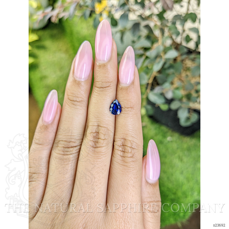 1.33 Ct. Blue Sapphire from Ceylon (Sri Lanka)