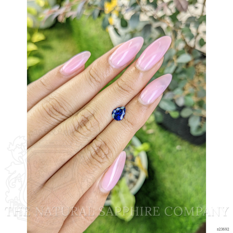 1.33 Ct. Blue Sapphire from Ceylon (Sri Lanka)