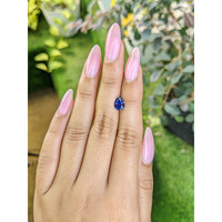 1.12 Ct. Blue Sapphire from Ceylon (Sri Lanka) Life Style