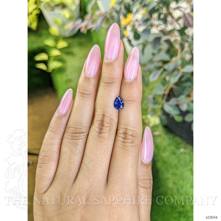 1.12 Ct. Blue Sapphire from Ceylon (Sri Lanka)