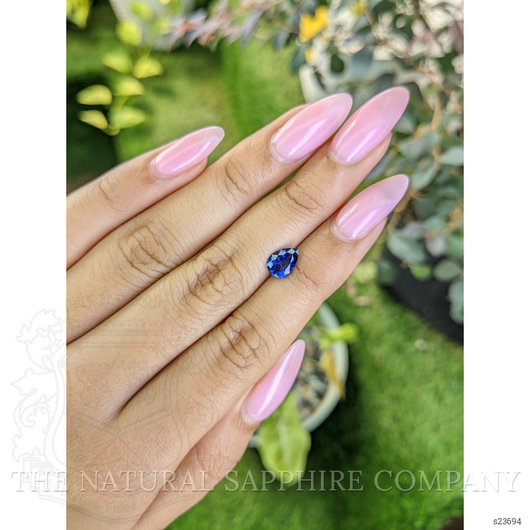 1.12 Ct. Blue Sapphire from Ceylon (Sri Lanka)