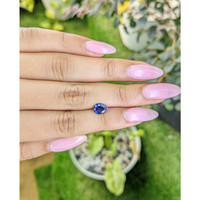 1.12 Ct. Blue Sapphire from Ceylon (Sri Lanka) Life Style