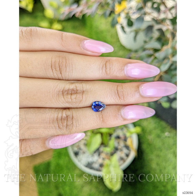 1.12 Ct. Blue Sapphire from Ceylon (Sri Lanka)